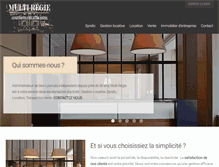 Tablet Screenshot of multi-regie.com